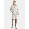 thumbnail image 3 of No Boundaries Soft Fleece Jogger Shorts, 6" Inseam, Men's and Big Men's, 3 of 5