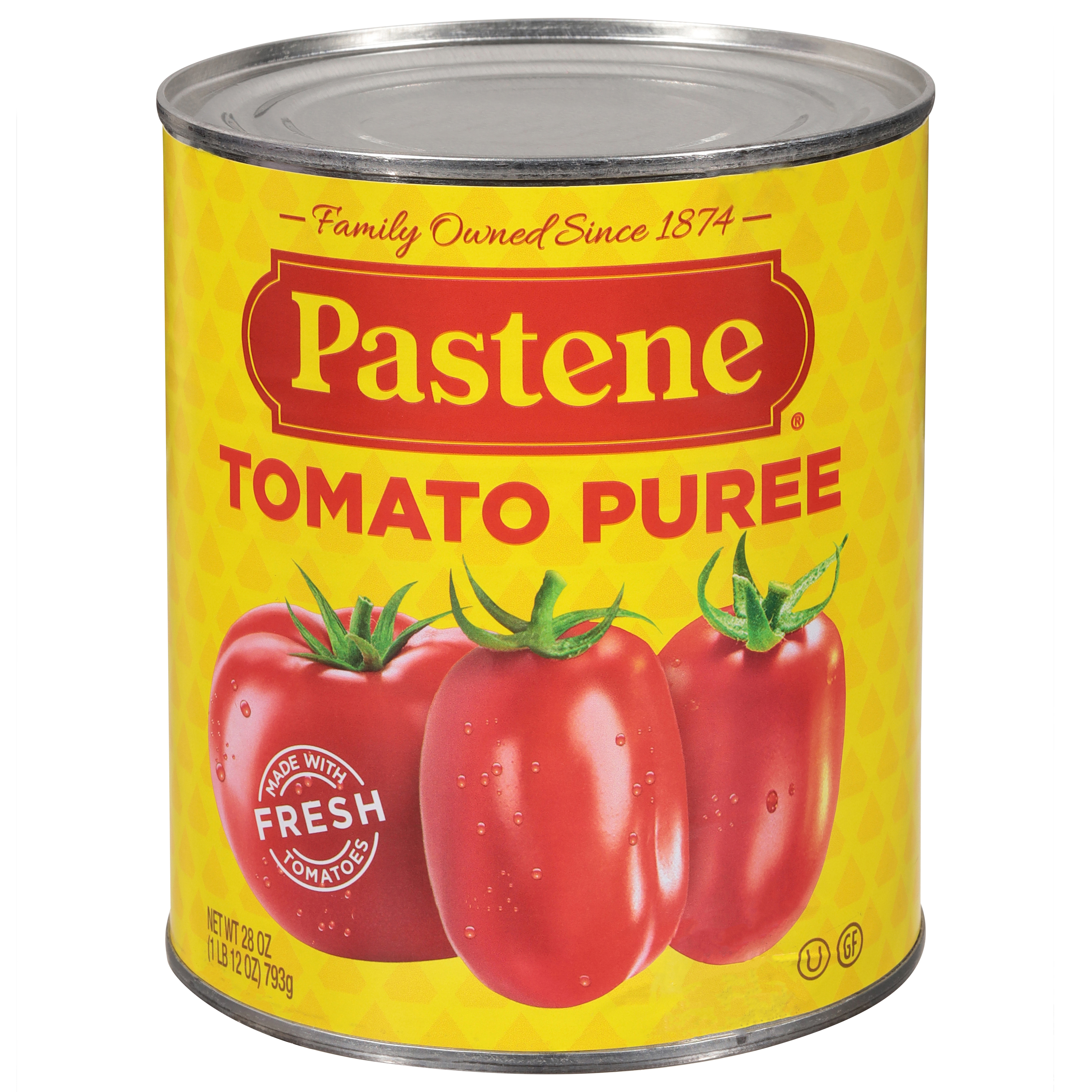 (3 pack) Pastene Pastene Tomato Puree, 28 oz