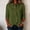 Blackish Green, variant on Summer Sales Womens Summer Tops Asymmetrical Placket Collar Linen‑Blend Button Casual Blouse Oversized Tshirts for Women