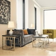 thumbnail image 4 of Picket House Furnishings Harper End Table in Dark Cappuccino/Chrome, 4 of 5