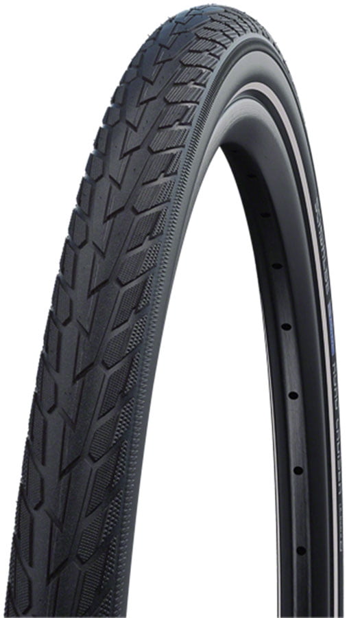 Schwalbe Road Cruiser HS 484 Mountain Bicycle Tire - Wire Bead - Reflex (Black-Reflex - 26x1.75)