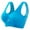 Light Blue, variant on Sports Bra for Women,Breathable Women Sports Bras High Impact Workout Gym Activewear Bra Gray L