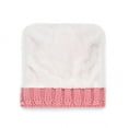 thumbnail image 6 of Dyfzdhu Fashion Women Warm Solid Thicken Wool Hat Stripe Knit Windproof Cap Pink, 6 of 9