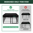 thumbnail image 3 of (Not Suitable for Other Brands) FXW Exclusive Mesh Top Cover, Only Fits FXW Rollick/Homeplus 27.3" W x 32" H/40 H/45 H 8-Panel Playpen (Playpen not Included), Square│Patent Pending, 3 of 8