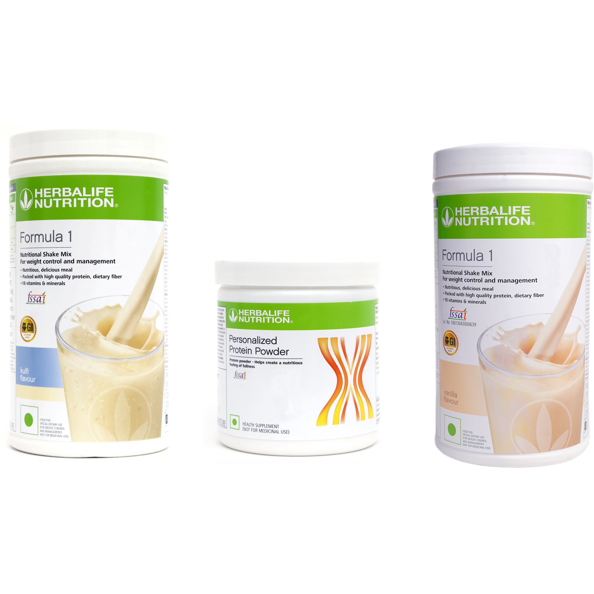 Herblife Nutrition Shake Mix Kulfi & Vanilla Flavor With Protein Powder 200 Gram With Free Shipping