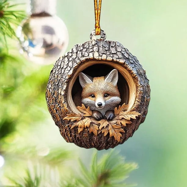 Christmas Decorations Pendants Gifts Christmas Tree Pendants 2D Flat Printing Acrylic Pendants