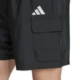 thumbnail image 4 of Men's adidas Essentials Small Logo Chelsea Sportswear Cargo Shorts Color: Pure Ruby Size: XL, 4 of 4