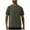 Army Green-04, variant on Men's Crew Neck T-Shirt - Casual Short Sleeve Regular Fit Plain Tees Everyday Wear