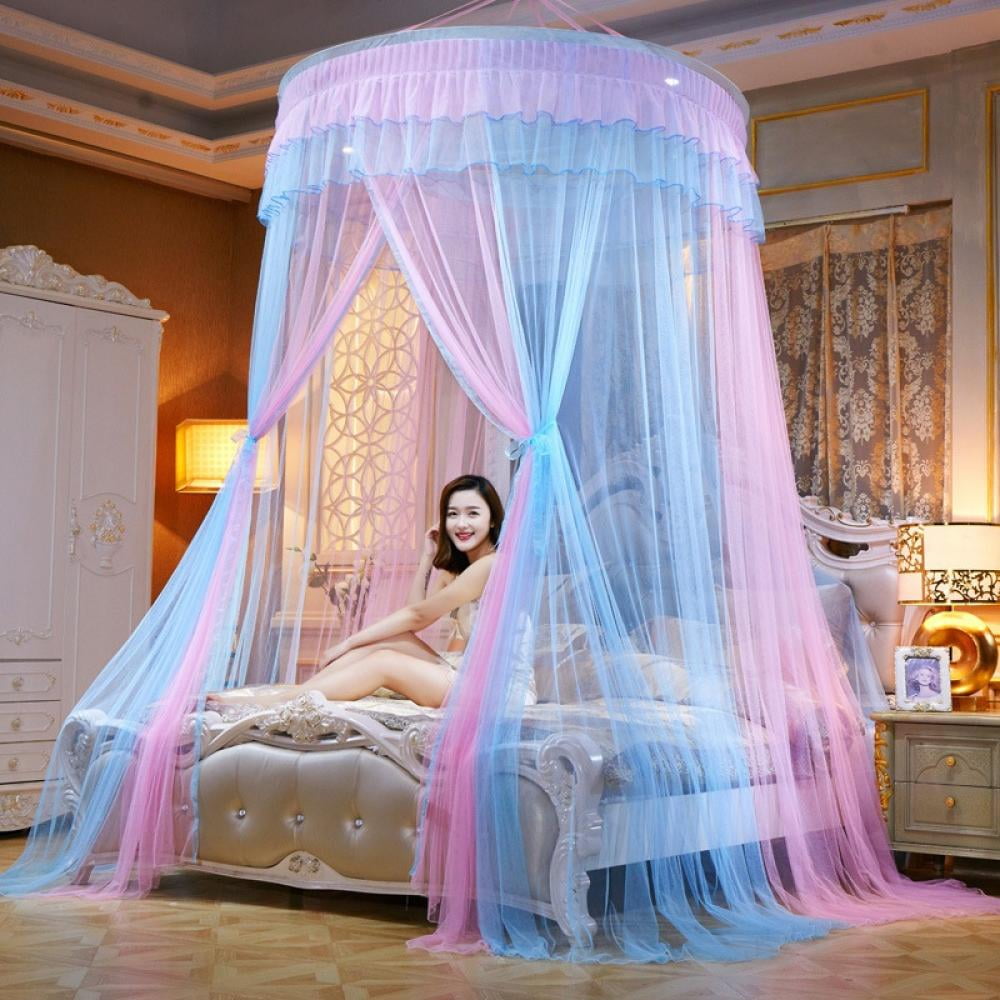 Princess Bed Canopy, for Kids Baby Bed, Round Dome Kids Indoor Outdoor