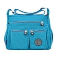 thumbnail image 2 of Stylago Crossbody Messenger Bags for Women Multiple Zipper Pockets Purse Shoulder Bag Ladies Casual Satchel Handbags Blue, 2 of 6