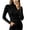1-158Black718, variant on HAYIMI Women Turtleneck Ribbed Knit Sweater Long Sleeve Button Slim Fit Stretch Casual Fall Winter Pullover Tops Dailywear