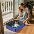 thumbnail image 5 of Foldable Cat Litter Box-Portable Waterproof Travel Litter Pan for Kittens Pets-Leak-Proof Collapsible Design for Camping,Hotels,Road Trips-Lightweight Indoor/Outdoor Pet Toilet Tray(15.7*11.8*5.5In), 5 of 5