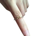 thumbnail image 4 of stanreset Bowknot Design Women Girl Rhinestone Bowknot Design Female Ring Ring with Micro Paved Bow Tie for Party Dating, 4 of 5