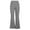 Grey, variant on Pisexur Women's Wide Leg Trousers Fashion Flare Skinny Pants Fold Over Leggings Stretch Bootcut Bell Bottom Yoga Pants Loung Joggers