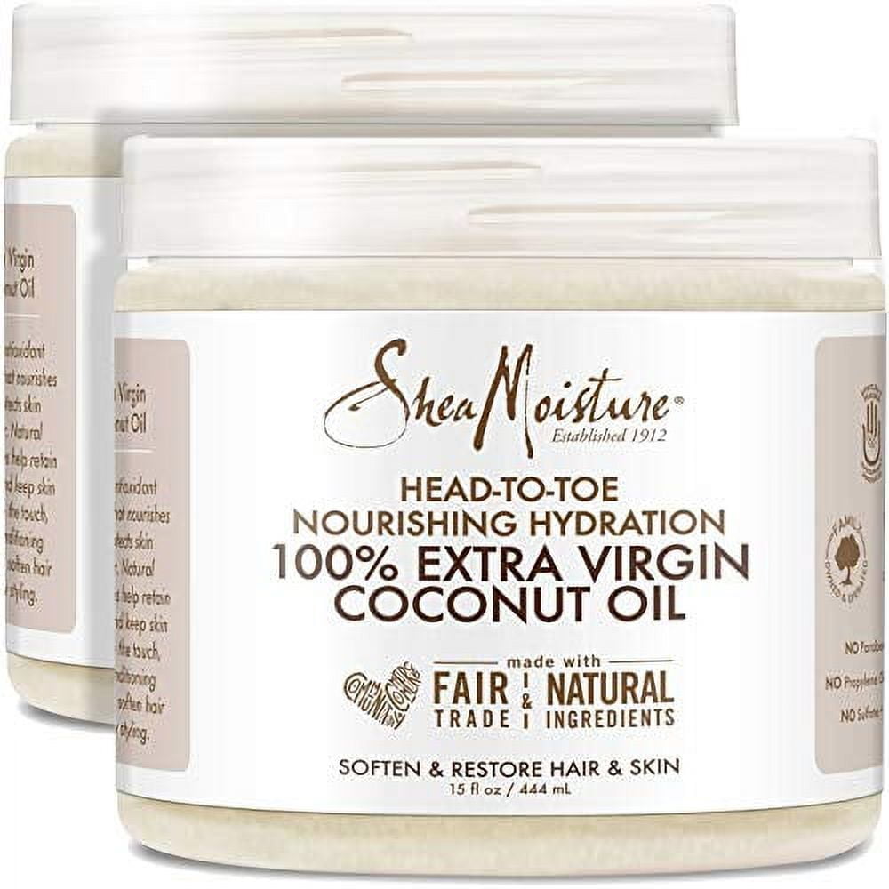 Shea Moisture Coconut Oil, 100 Extra Virgin Coconut Oil Skin Care, Pregnancy Moisturizer for