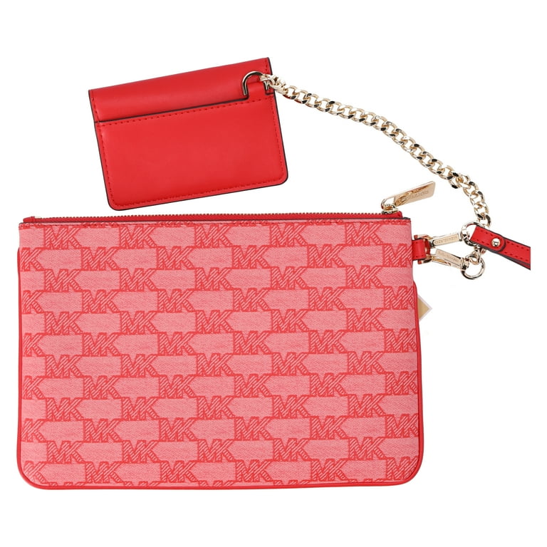 Michael Kors Jet Set Item Large 2 In 1 Card Case Wristlet