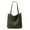 Green, variant on Otqutp Corduroy Canvas Handbag Simple Retro Shoulder Bag Women's Bag for Casual Traveling Hiking Fashion Tote Bag Shoulder Bags(Black,One Size)