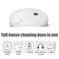 thumbnail image 3 of YUNAFFT Robot Vacuum and Mop Combo, 3 in 1 Cleaning Sweeping and Sucking Robot Vacuum Cleaner, Household Intelligent Thin Robot Vacuum, Low-Noise, for Hard Floor, Pet Hair Daily Use, 3 of 7