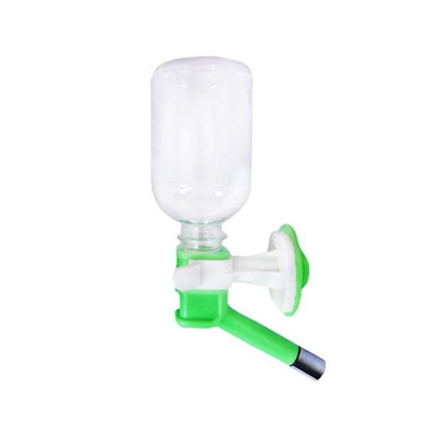 Dispensador de agua para perros sin goteo Botella para perros Perrera Jaula Dispensador de agua Bebedero de agua Hervidor para mascotas Se puede subir y bajar Jaula de alimentación de agua potable ZefeiWu 8390613844194