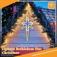 thumbnail image 2 of Luces colgantes con forma de estrella de Navidad Wettal 28 Bethlehem Star LED, 2 of 7