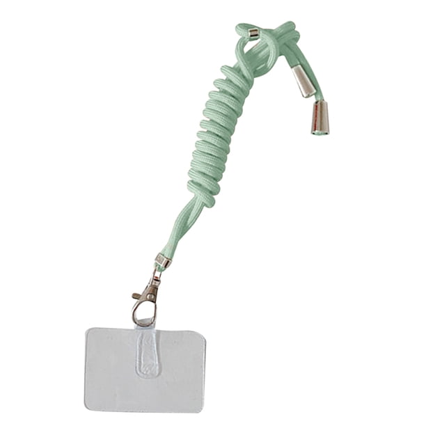 Teléfono móvil Nylon colgantes de nylon con cordones de cuello desmontables de tarjeta anti -perdidos collar de cuerpo cruzado correa para teléfono celular accesorio menta verde Inevent EL022540-03