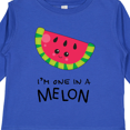 thumbnail image 4 of Inktastic I'm One in a Melon Watermelon Humor Boys or Girls Long Sleeve Toddler T-Shirt, 4 of 5