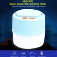 thumbnail image 2 of Bewildely Luz colgante para tienda de campaña Solar ABS, portátil recargable, Control remoto de 5 velocidades, salida USB, lámpara de Camping Iluminación y accesorios Azul Bewildely HA074566-02, 2 of 6