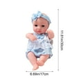 thumbnail image 2 of Gqtwoy Reborn Doll Vinyl Doll Companion Simulation Doll, Realistic Soft Material, Stress Relief Gift, Life-like Features, Weighted Body, 2 of 6