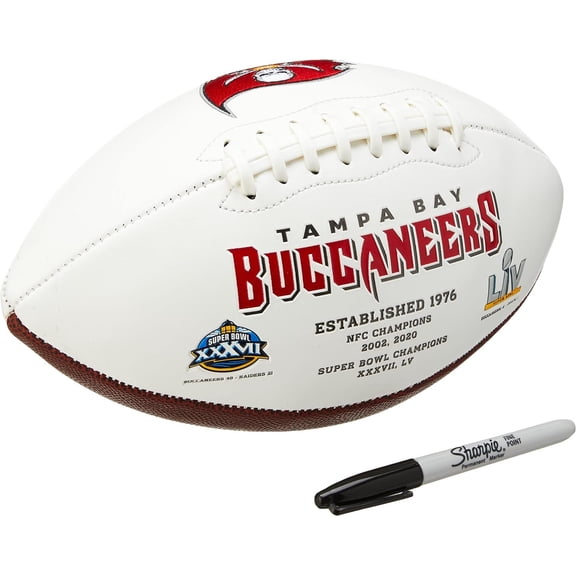 Rawlings NFL Signature Series Full Regulation-Size Football, Tampa Bay Buccaneers