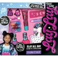 thumbnail image 7 of That Girl Lay Lay: Slay All Day Cosmetic Expressions - 12 Piece Set, Make It Real, Nickelodeon, Nails-Eyes-Lips-Style!, Beauty & Makeup Kit, Nail Art, Tweens & Girls, Kids Ages 6+, 7 of 7
