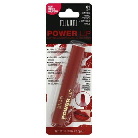 - Milani Milani Power Lip Gloss Stain, 0.09 oz
