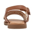 thumbnail image 5 of bebe Toddler Girl's’ Fashion Sandals – Dressy Shoes with Decorative Metal Charm, 5 of 7
