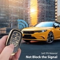 thumbnail image 6 of Key Fob Cover Compatible with Honda Accord Civic HR-V CR-V Pilot Sport SI EX EX-L Touring 2022-2026 Keychain Case Holder Protector,Black,  Keychain, 6 of 6