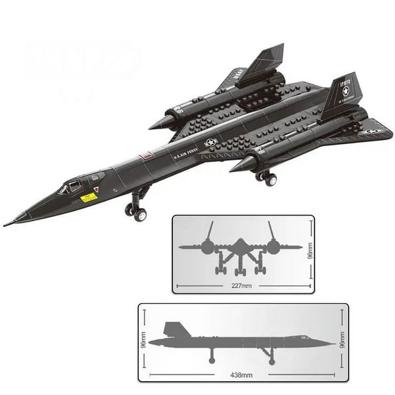 Military Series SR 71 Reconnaissance Aircraft Jet Blackbird Air