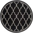 thumbnail image 1 of Safavieh Amherst Anthracite Indoor Outdoor Rug - Round 7', 1 of 3