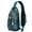 Blue-green-12, variant on Crossbody Sling Backpack for Women Men Cute Ocean Life Turtle Shoulder Sling Crossbody Casual Chest Bag for Travel Sports Running Hiking