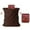 Brown, variant on Camping & Hiking Belt Bag - Foraging Pouch for Travel Camping and Outdoor Adventures, 22X22 cm, Khaki