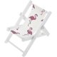 thumbnail image 1 of Beach Chair Phone Holder (flamingo), Hawaiian Decorative Tablet Holder, Wooden Canvas Beach Chair, Smartphone Business Card Holder, 1 of 5