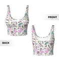 thumbnail image 5 of Lsque Summer with Flamingo Printed Women'S Sports Bra, Compression, Moisture Wicking, High-Impact Sports Bra For Women,Supportive sports bra-X-Large, 5 of 9
