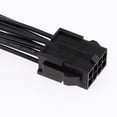 thumbnail image 3 of 2x Cable de extensión del cable del adaptador del divisor de de alimentación de la CPU a 8 + 4 piezas PSU shamjiam Cable de extensión de alimentación de CPU, 3 of 5