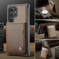 thumbnail image 4 of For Samsung Galaxy S22 Ultra 5G Leather Back Cover Compatible with MagSafe JEEHOOD J06 Phone Case wi, 4 of 5
