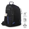 thumbnail image 4 of TOTTO Mochila Ergonómica Grande Repelente a Líquidos |Senderismo - Viaje - Camping | 35 L SUMMIT 35 negro G, 4 of 8