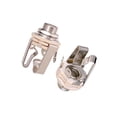 thumbnail image 1 of 2 Pieces Brass 1/4" Stereo Output Jack Plate 1/4'' Output Jack for Guitar Bass Active Pickup, 1 of 8