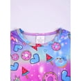 thumbnail image 5 of WIBACKER 3-12Y Girls Pajamas Set Kids Ice Cream Sleepwear 2 PCS Short Sleeve Top and Shorts Pants for Toddler Girls Summer Jammies, 5 of 13
