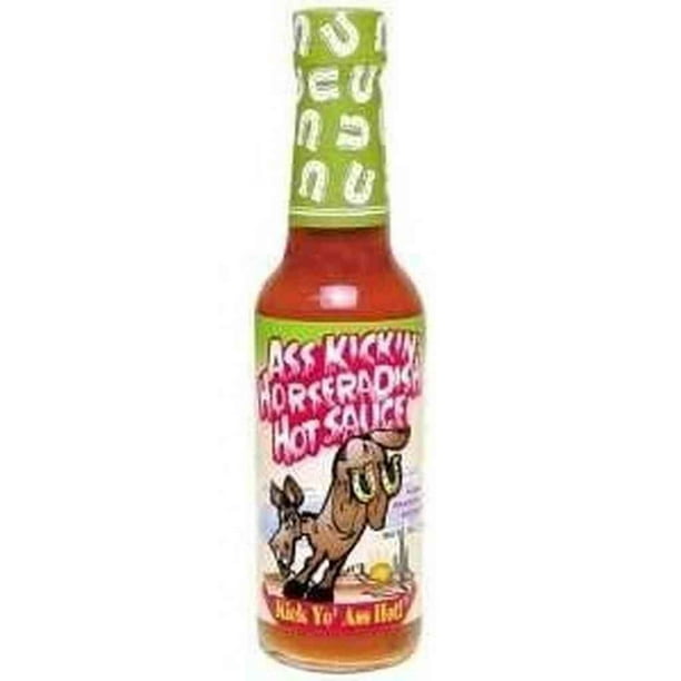Ass Kickin Wasabi Hot Sauce, 5oz