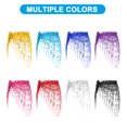 thumbnail image 5 of Uxcell Women's Belly Dance Hip Scarf with Sequins Triangle Wrap Skirts Waist Chain for Party Costume Performance Black, 5 of 7