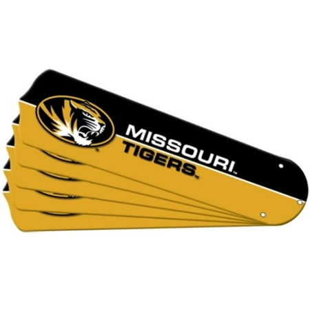 Ceiling Fan Designers 7990-MIZ New NCAA MISSOURI TIGERS 52 in. Ceiling Fan Blade Set