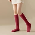 thumbnail image 2 of Compression Stockings for Women – 20-30 mmHg Support Socks Flying Coral Velvet Calf For In Autumn And Winter Plus Thickened Home Floor Sleeping Confinement Warm, 2 of 2