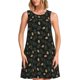 thumbnail image 1 of Balery Pine Cone Woodland Pattern Vestidos de verano para mujer con estampado: vestido holgado sin mangas, vestido playero informal y cómodo para días calurosos., 1 of 7