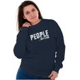 thumbnail image 5 of Funny People Not A Fan Sarcastic Joke Sweatshirt for Men or Women Brisco Brands L, 5 of 6